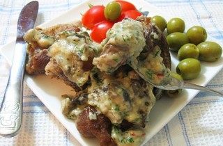 Мясо с грибами в винном соусе - фото шага 8