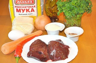 Оладьи печеночные - фото шага 1