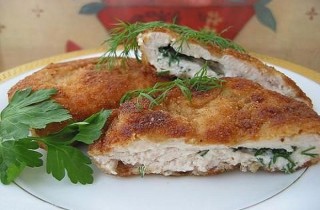 Отбивные из куриного филе