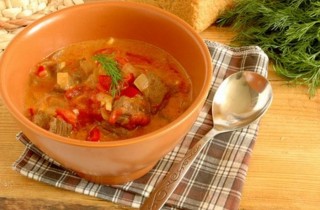 Паприкаш с телятиной - фото шага 6