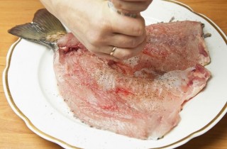 Праздничный карп с овощами - фото шага 5