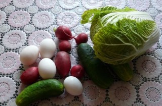 Салат из пекинской капусты - фото шага 1