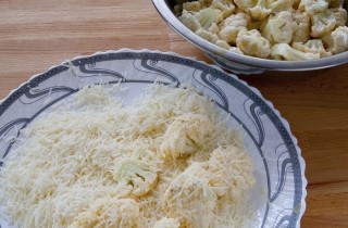 Салат с цветной капустой и шампиньонами - фото шага 3