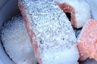 Соленая семга - фото шага 4