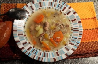 Суп с рыбными консервами