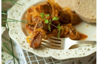 Тушеная печень - фото шага 6