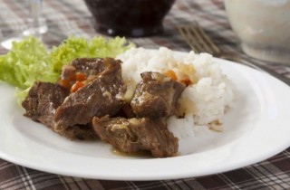 Тушеное мясо с рисом - фото шага 9