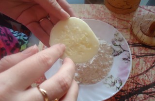 Жареный картофель с кабачками - фото шага 6