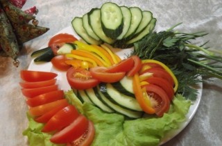 Овощной салат-нарезка 