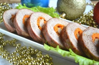 Праздничный рулет из свинины - фото шага 5