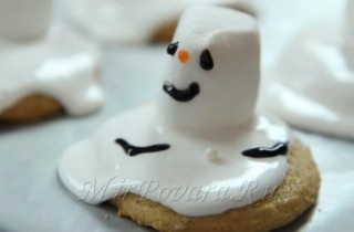 Сладкие снеговики - фото шага 8
