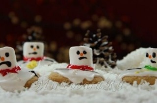 Сладкие снеговики