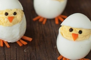 Закуска из яиц Цыплята