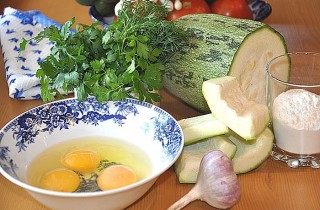 Кабачковые оладьи - фото шага 1