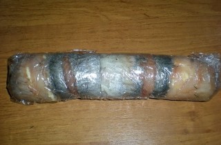 Праздничный рулет из сельди - фото шага 6