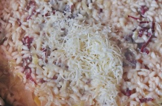 Ризотто с прошутто и инжиром - фото шага 8