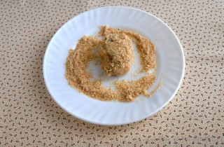 Рыбные котлеты с овсянкой и зеленым луком - фото шага 7