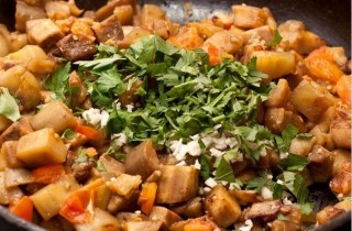 Соте из баклажанов - фото шага 5