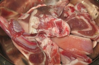 Баранья корейка на мангале - фото шага 1