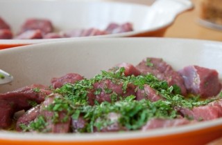 Шашлык из баранины с овощами - фото шага 1