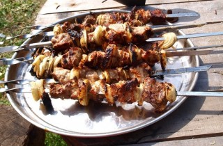 Свиной шашлык на кефире - фото шага 6