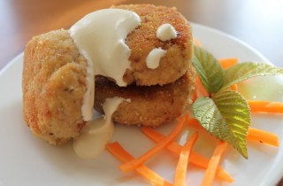 Куриные котлеты с картофелем