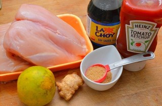 Шашлык из курицы с ананасом - фото шага 1