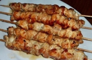 Шашлык из куриного филе в духовке - фото шага 4