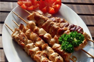 Шашлык из куриного филе в духовке