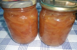 Яблочное варенье дольками