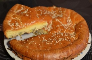 Ленивый капустный пирог