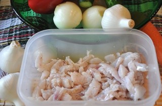 Хе из судака с овощами - фото шага 2