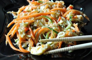 Хе из судака с овощами - фото шага 6