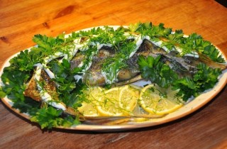 Фаршированная стерлядь