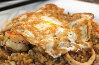 Жареный рис с морепродуктами по-тайски - фото шага 7