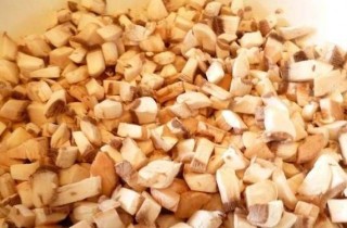 Котлеты из куриной печени с грибами и сыром - фото шага 2