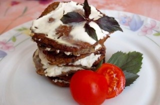 Оладьи из говяжьей печени