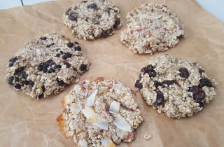 Овсяное печенье с бананом и сухофруктами - фото шага 6