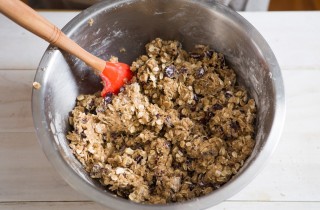 Овсяное печенье с сухофруктами - фото шага 6