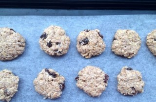 Овсяное печенье с яблоками и корицей на кефире - фото шага 9