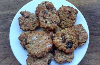 Овсяное печенье с яблоками и корицей на кефире - фото шага 10