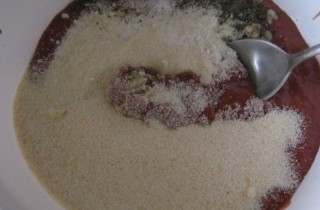 Печеночные котлеты в панировке - фото шага 6