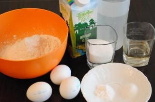 Заварные блины на кефире - фото шага 1