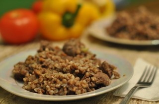 Гречка с печенью - фото шага 6