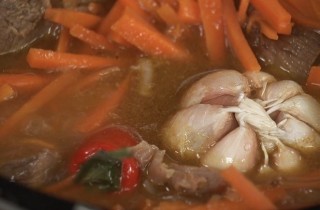 Плов с говядиной в казане - фото шага 5