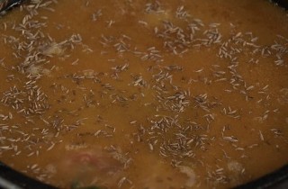 Плов с говядиной в казане - фото шага 6