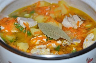 Тушеная картошка с курицей - фото шага 6