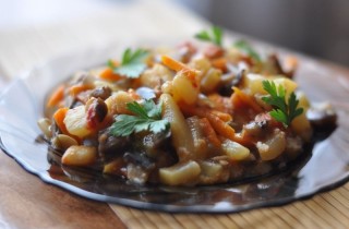 Тушеные баклажаны с кабачками - фото шага 13