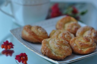 Творожные розочки