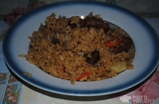 Вкусный плов с говядиной - фото шага 9